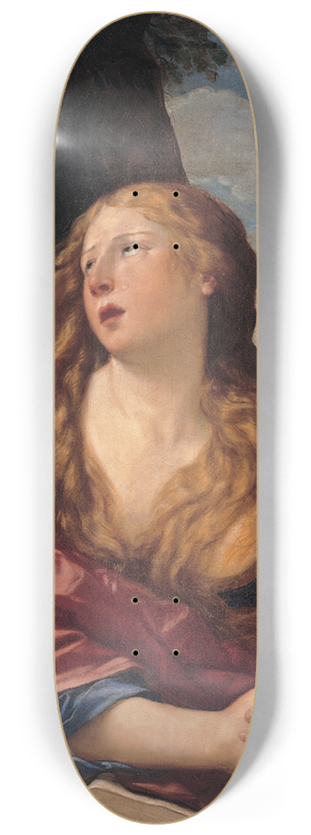 Francesco Albani - Penitent Magdalene 8.25 inch art skate deck
