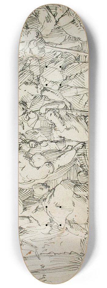 Francesco Allegrini - Joseph Raised from the Well 8.25 inch art skate deck