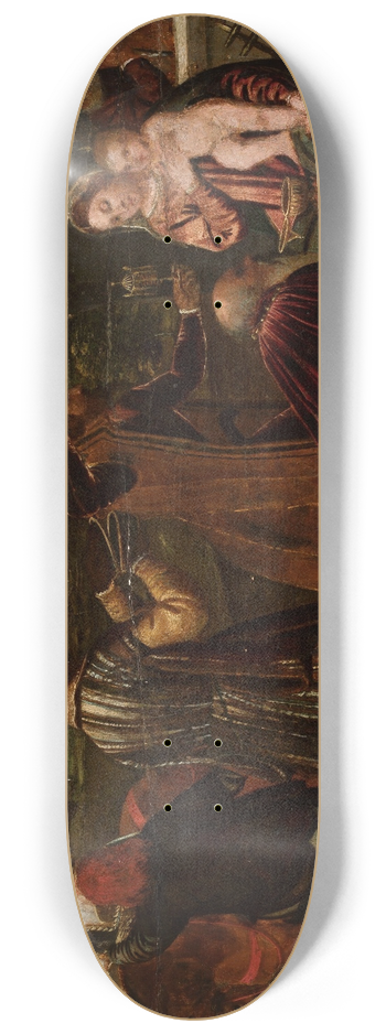Francesco Bassano the Elder - Adoration of the Magi 8.25 inch art skate deck