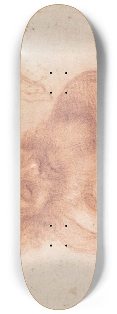 Francesco Furini - Studies of an Old Man and a Hand 8.25 inch art skate deck