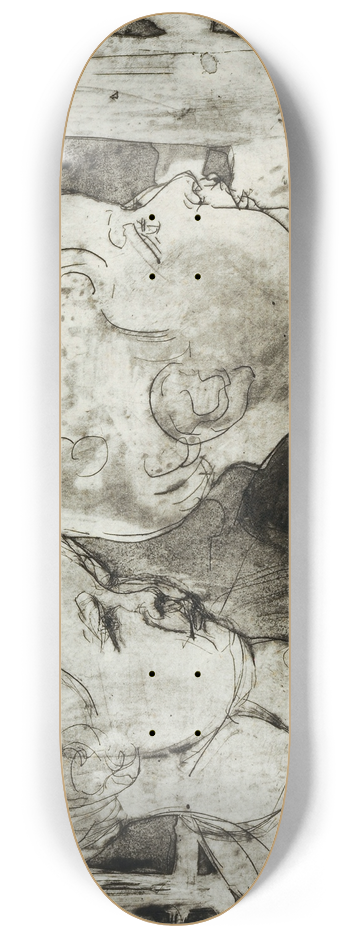 Albert Mller - Kaspar und Judith II 8.25 inch art skate deck