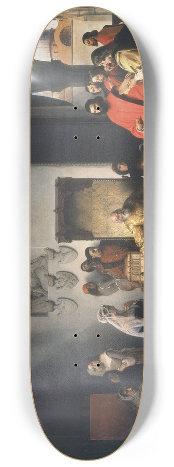 Francesco Hayez - Doge Francesco Foscaris Removal (The Two Foscari) 8.25 inch art skate deck