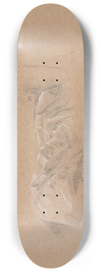 Francesco Lorenzi - Drapery study 8.25 inch art skate deck