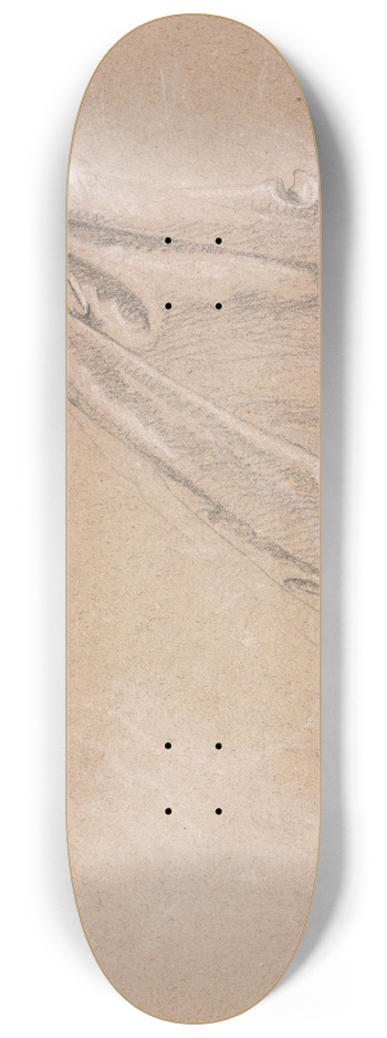 Francesco Lorenzi - Drapery study 8.25 inch art skate deck