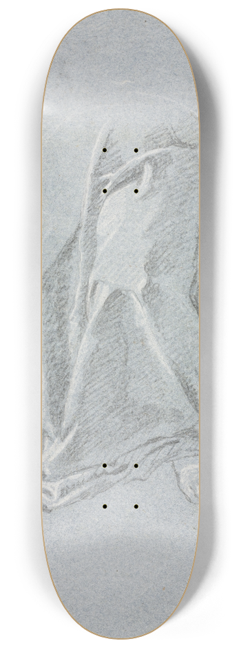 Francesco Lorenzi - Verona Sketchbook: Drapery with foot (page 83) 8.25 inch art skate deck