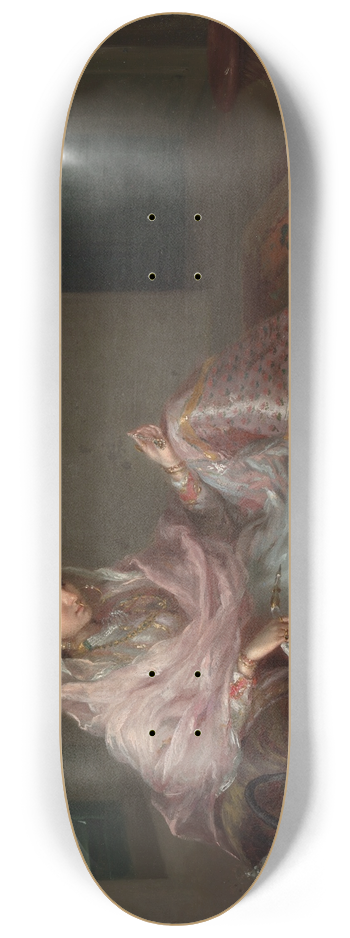 Francesco Renaldi - Muslim Lady Reclining 8.25 inch art skate deck