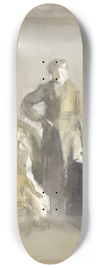 Albert Neuhuys - Interieur met vrouw en kinderen bij een karnton 8.25 inch art skate deck