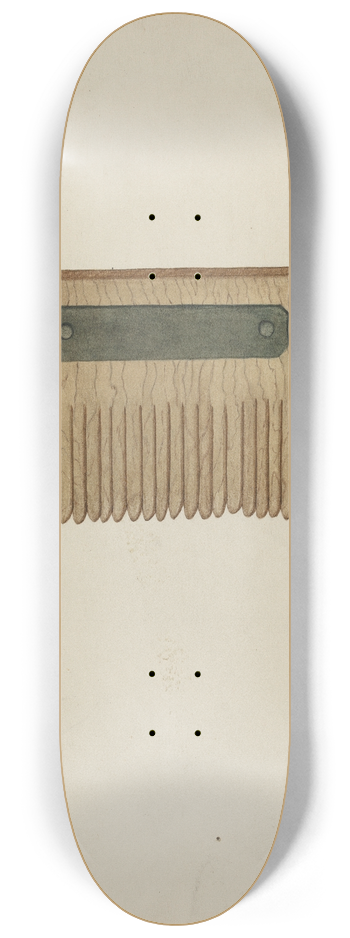 Francis Bruner - Shaker Seed Comb 8.25 inch art skate deck