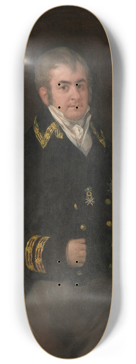 Francisco de Goya - Portrait of Don Juan Bautista de Goicoechea y Urrutia 8.25 inch art skate deck