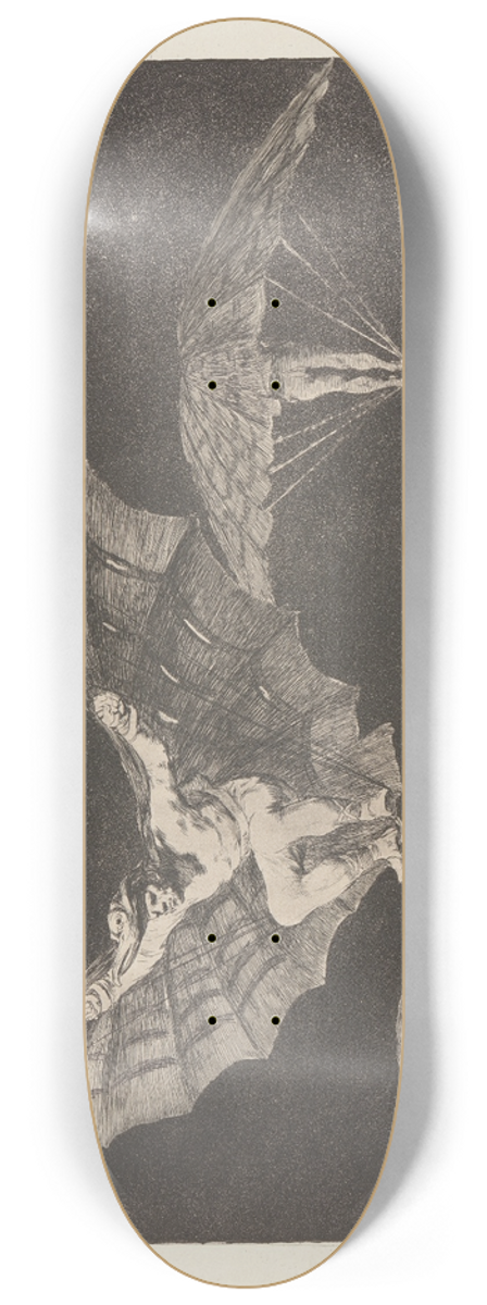 Francisco de Goya - Where Theres a Will Theres a Way [A Way of Flying] (Donde Hay Ganas Hay Maa [Modo de Volar]) 8.25 inch art skate deck