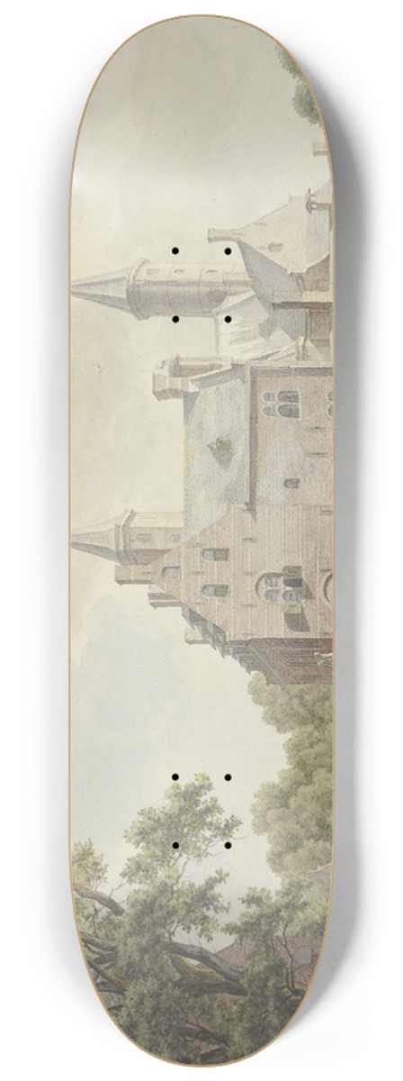 Franciscus Andreas Milatz - Het Slot te Heemstede 8.25 inch art skate deck