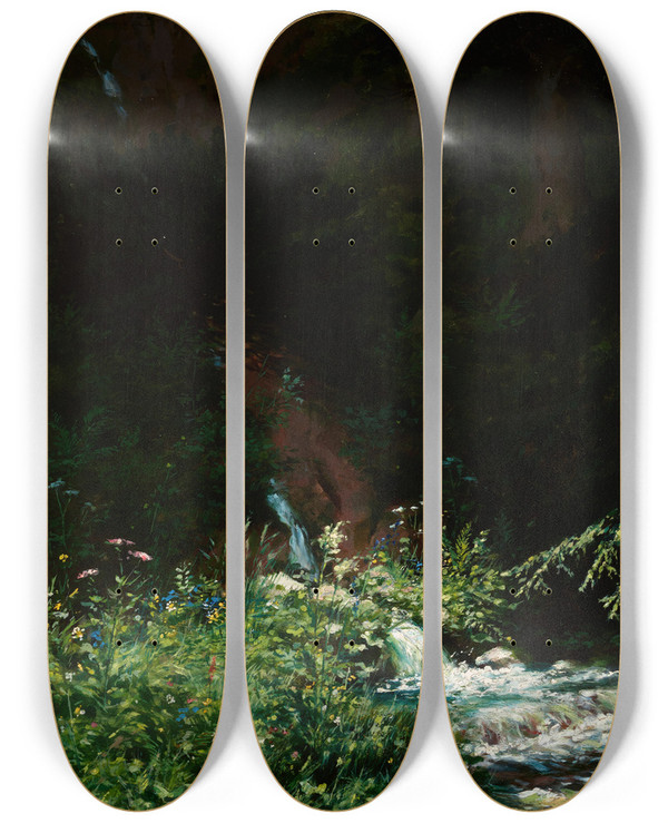 Triptych art skateboard deck of Stanisaw Witkiewicz Source by Stanislaw Witkiewicz (1851-1915)