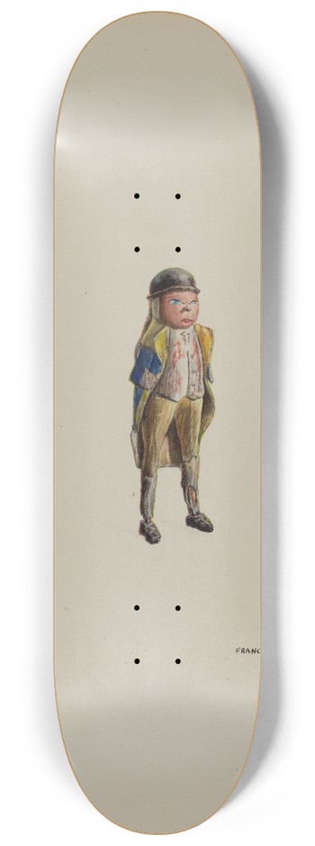Francis Law Durand - Doll 8.25 inch art skate deck