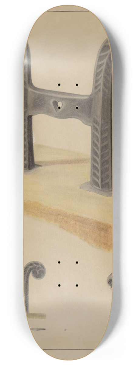 Francis Law Durand - Foot Scraper 8.25 inch art skate deck