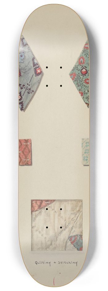 Francis Law Durand - Quilt Patches 8.25 inch art skate deck