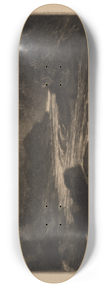 Francis Seymour Haden - A Salmon River, no. 2 8.25 inch art skate deck