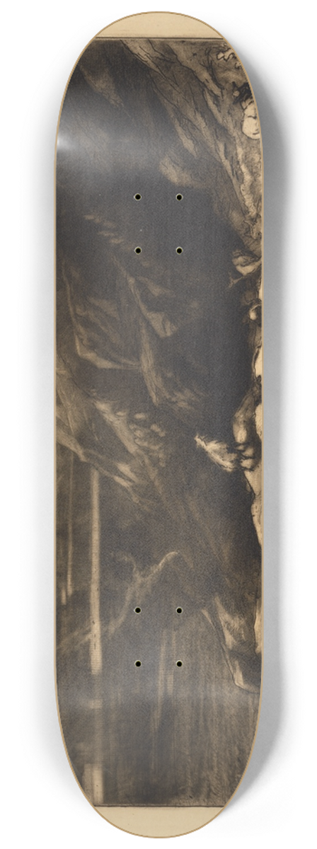 Francis Seymour Haden - Harlech, no. 2 8.25 inch art skate deck