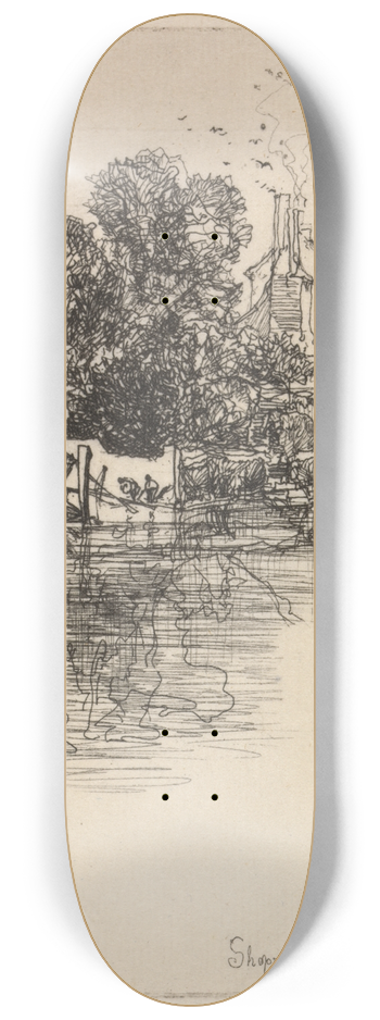 Francis Seymour Haden - Shepperton 8.25 inch art skate deck