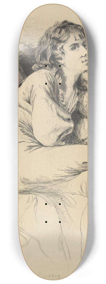 Francis Seymour Haden - Thomas Haden of Derby 8.25 inch art skate deck