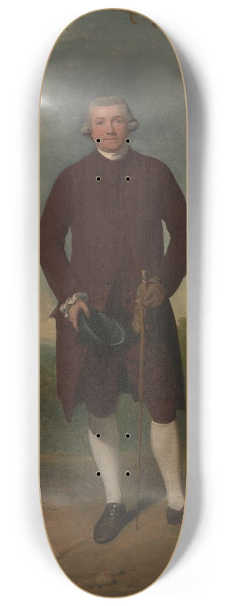 Francis Wheatley - Portrait Of A Man, Called George Basil Woodd 8.25 inch art skate deck