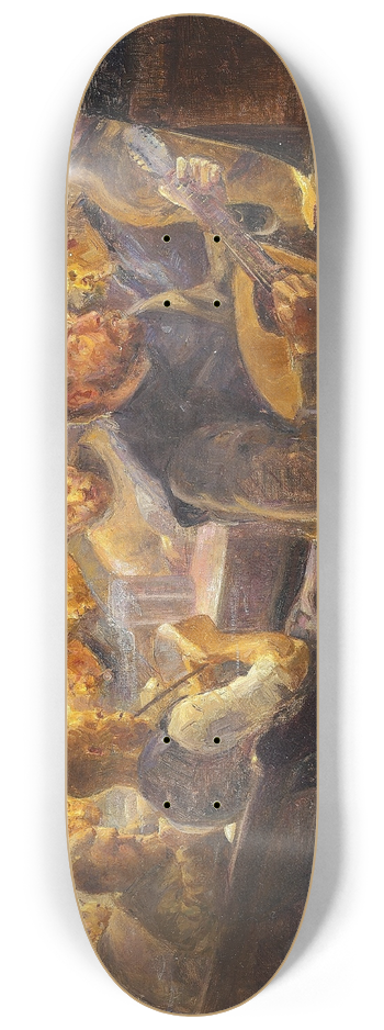 Aage Bertelsen - Aften i messen 8.25 inch art skate deck