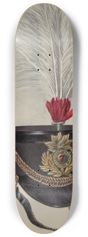 Aaron Fastovsky - Field Officers Hat 8.25 inch art skate deck