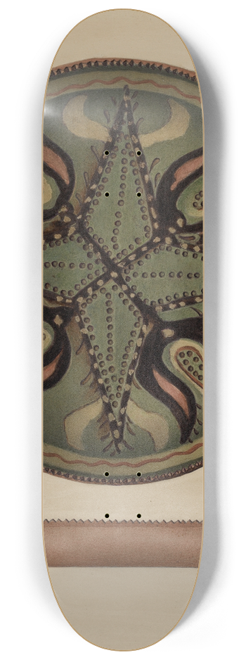 Aaron Fastovsky - Pa. German Dish 8.25 inch art skate deck