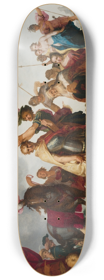 Abraham Bloemaert - Coronation Scene 8.25 inch art skate deck