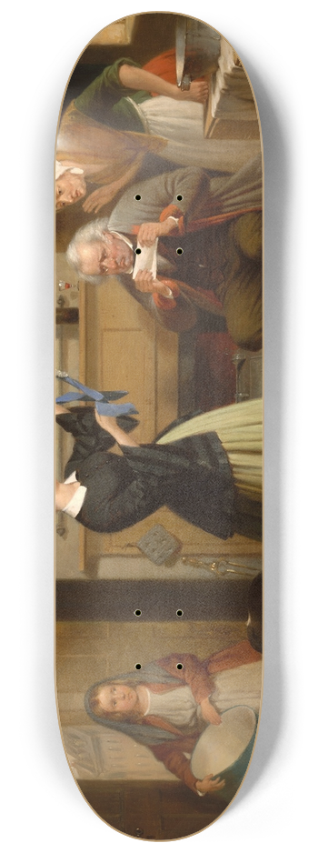 Francis William Edmonds - The New Bonnet 8.25 inch art skate deck