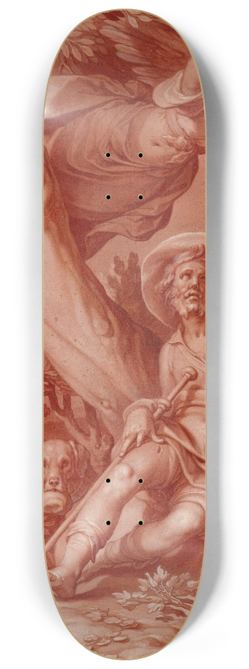 Abraham Bloemaert - St. Roch 8.25 inch art skate deck