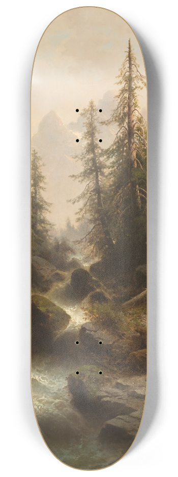 Albert Rieger - Mountain stream 8.25 inch art skate deck