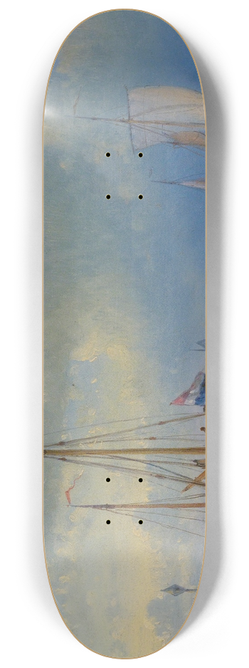 Abraham Hulk - Seascape 8.25 inch art skate deck