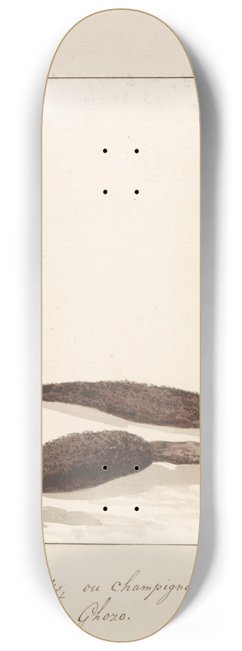Abraham-Louis-Rodolphe Ducros - Zeldzame plant van eiland Gozo 8.25 inch art skate deck