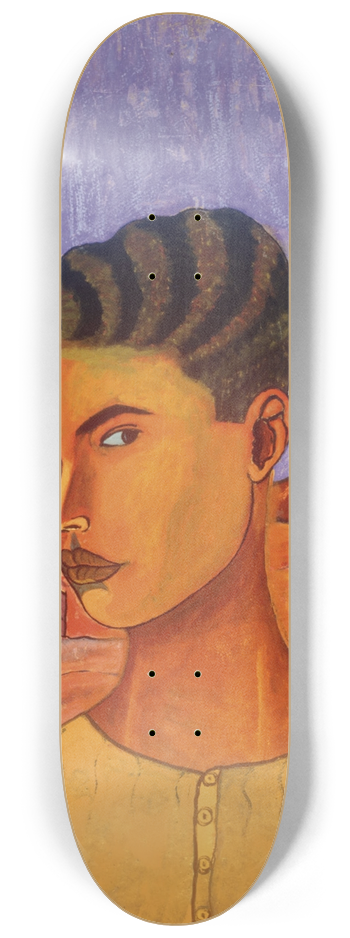 Abraham ngel - Self-Portrait 8.25 inch art skate deck