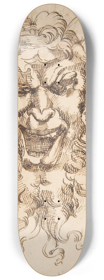 Adamo Scultori - Satyrs Head 8.25 inch art skate deck