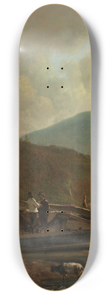 Adam Pynacker - Italianate River Landscape 8.25 inch art skate deck