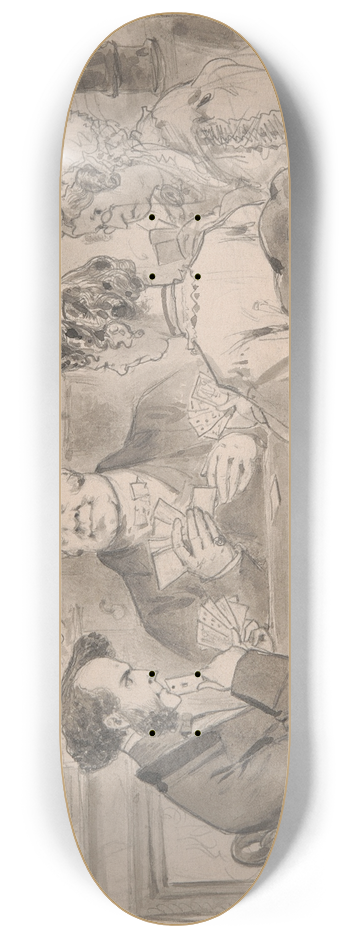 Adelaide Claxton - Indecision 8.25 inch art skate deck