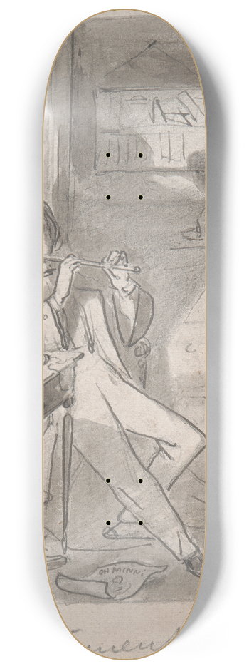 Adelaide Claxton - Sentiment 8.25 inch art skate deck