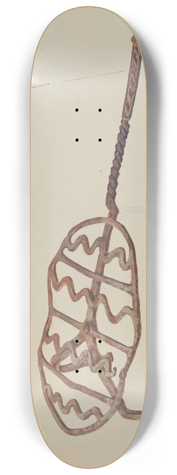 Adele Brooks - Wrought Iron Broiler 8.25 inch art skate deck