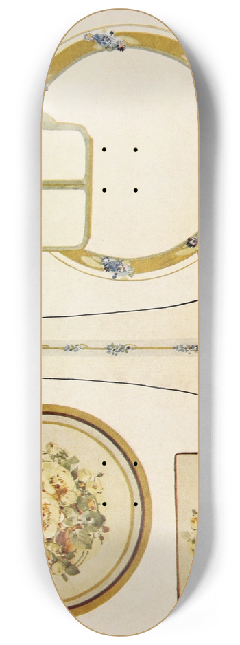 Adeline More - Naturalistic Designs adapted to Ceramic shapes 8.25 inch art skate deck
