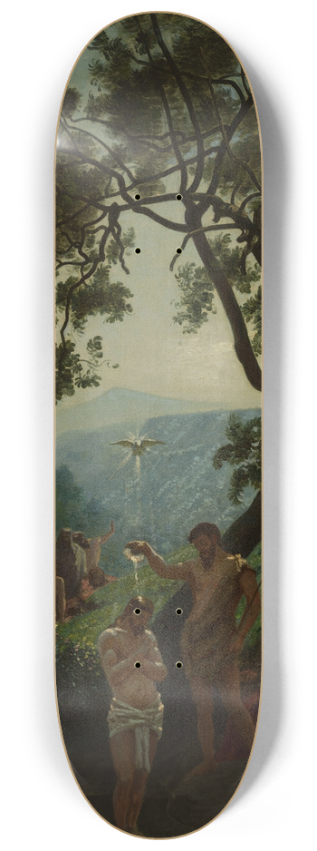 Francois-Louis Franais - Le Baptme du Christ 8.25 inch art skate deck