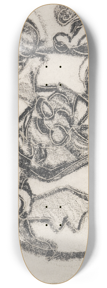 Adolf Hlzel - Im Kreis 8.25 inch art skate deck