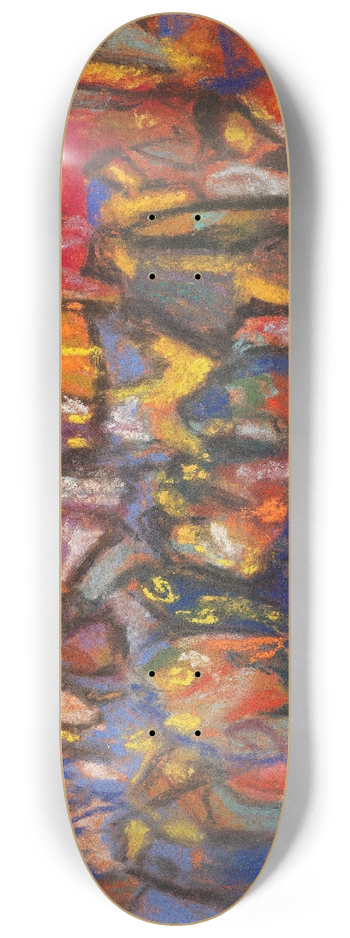 Adolf Hlzel - Komposition 8.25 inch art skate deck