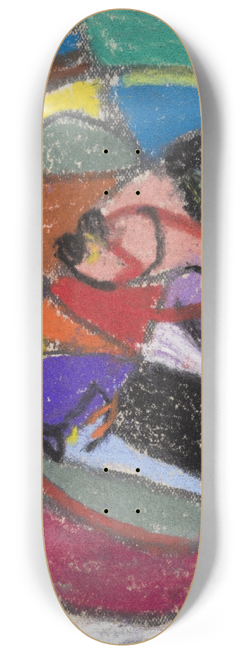 Adolf Hlzel - Untitled 8.25 inch art skate deck