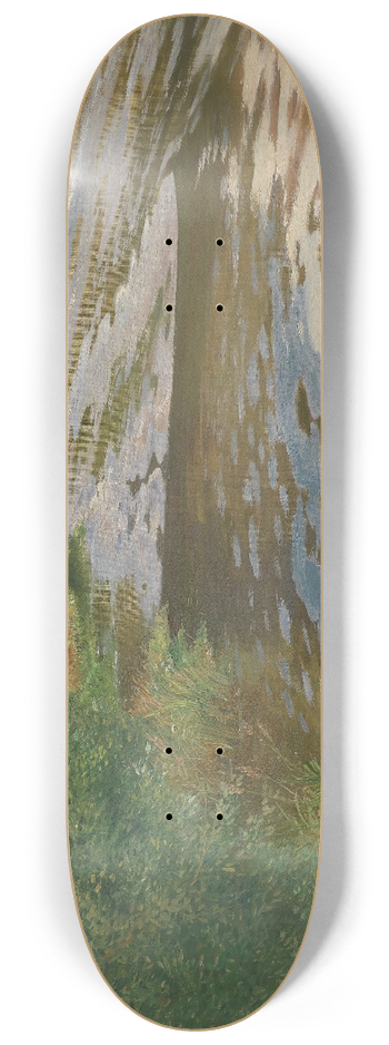 Adolf Kaufmann - Flusslandschaft 8.25 inch art skate deck