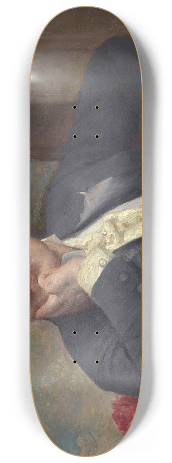 Adolfo Mller-Ury - Self-portrait 8.25 inch art skate deck