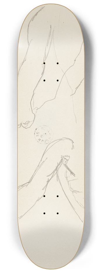 Adolf Sternschuss - szkice rk 8.25 inch art skate deck