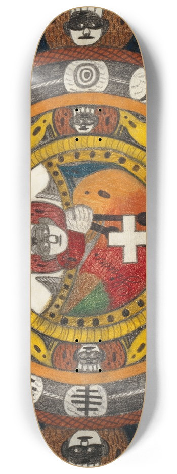 Adolf Wlfli - China 8.25 inch art skate deck