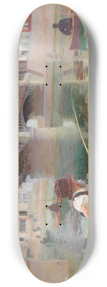 Adolphe Binet - Le Pcheur 8.25 inch art skate deck
