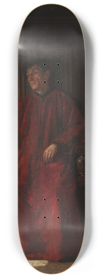 Adolphe Charles Edouard Steinheil - Judge in Red Robe 8.25 inch art skate deck